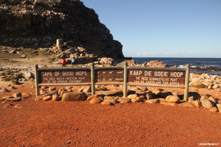 Cape of Good Hope sign South Africa
