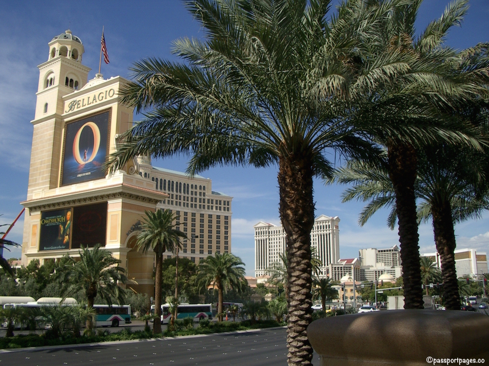 Exterior of Bellagio Hotel in Las Vegas