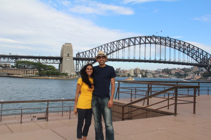 Samta-Ajay-Circular-Quay-Sydney-Harbour-Bridge-travel-blog-passportpages