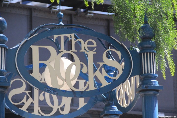 The-Rocks-Sydney-Australia-sign-travel-blog-passport-pages
